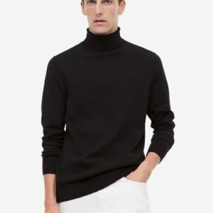 Slim Fit Fine-knit Turtleneck Sweater