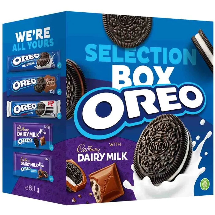 Oreo Dairy Milk Chocolate & Oreo Biscuits Selection Box 681g